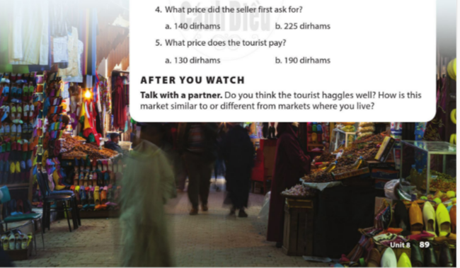 UNIT 8: HOWMUCH IS THIS T - SHIRT?