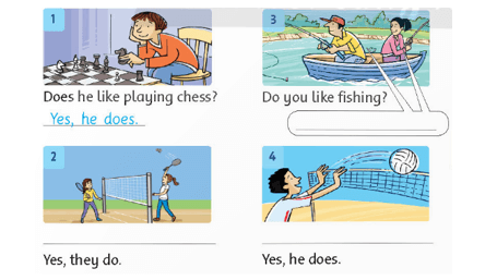 UNIT 10: Do they like fishing?