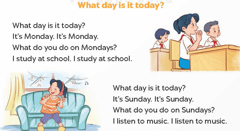 UNIT 3: MY WEEK