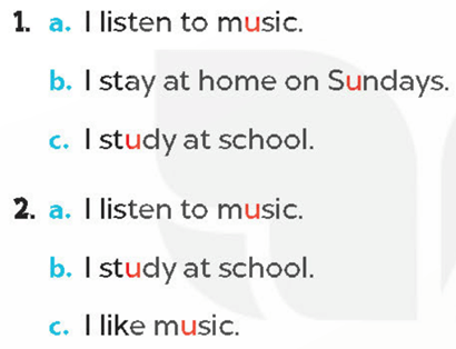 UNIT 3: MY WEEK
