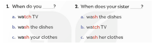 UNIT 14: DAILY ACTIVITIES