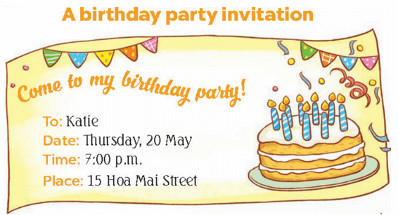 UNIT 4: MY BIRTHDAY PARTY