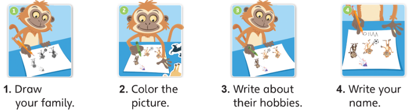 1. Read and reorder the sentences. Role - play.