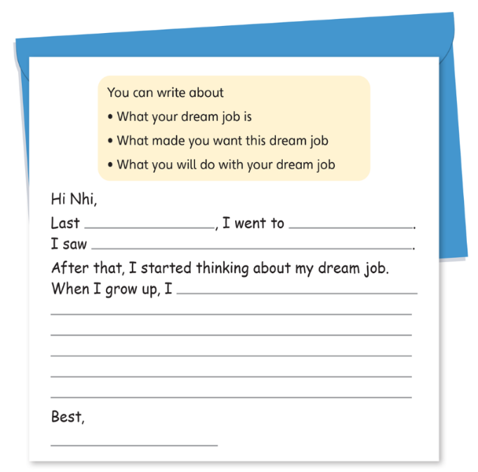 1. Look. Listen and draw lines. (Nhìn. Nghe và vẽ các đường thẳng.)