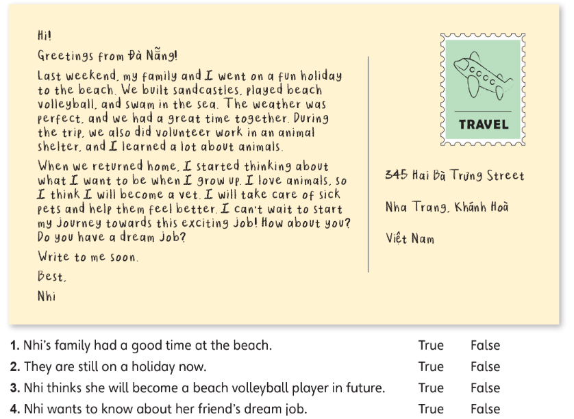 1. Look. Listen and draw lines. (Nhìn. Nghe và vẽ các đường thẳng.)