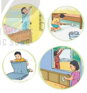 Tiết 3 – Sinh hoạt lớp: Em chăm sóc nhà cửa